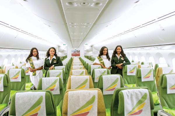 Ethiopian airlines 787-ECONOMY-SEATS